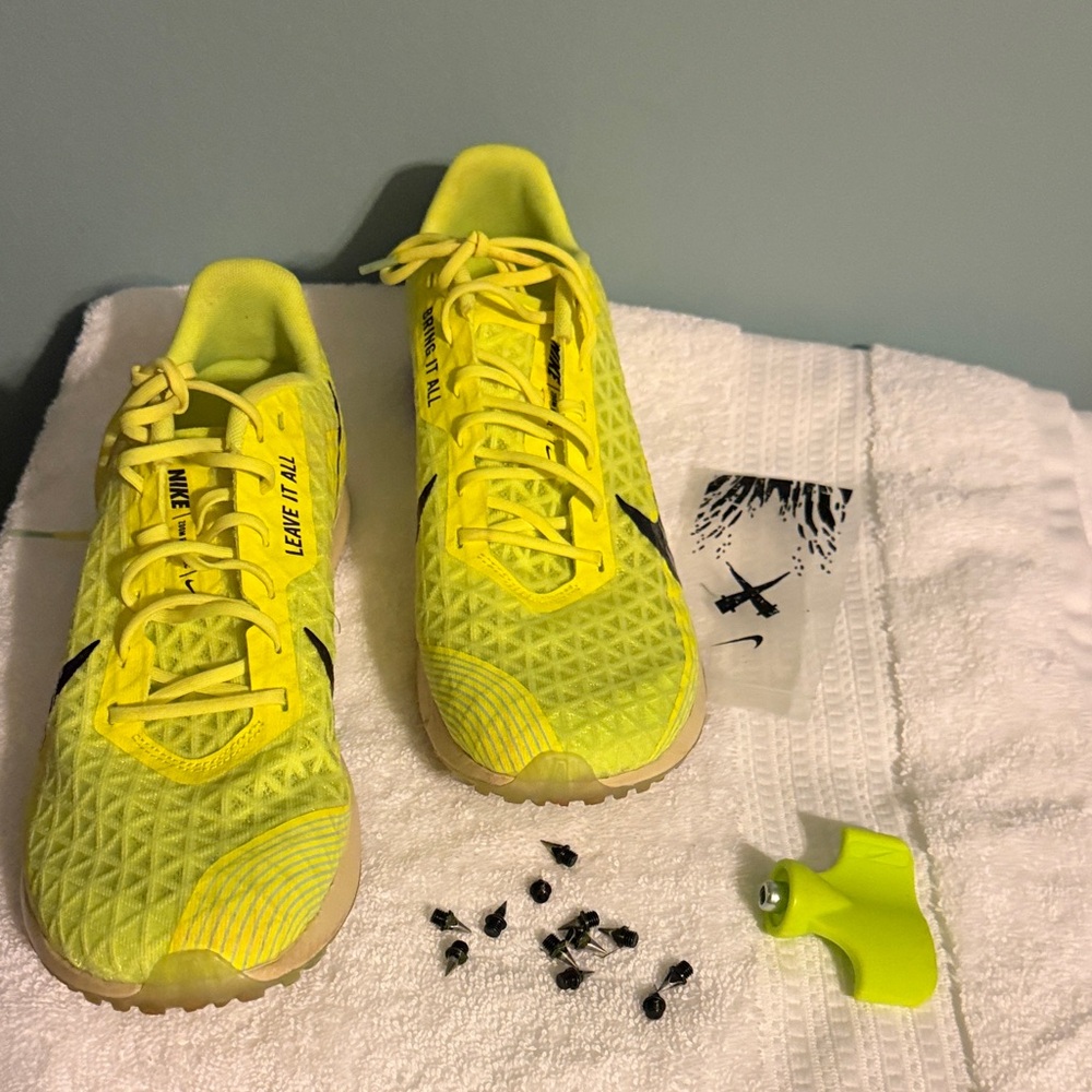 Nike Zoom Rival XC 5 Track Field Volt Green CZ1795-702 Men’s size 11 USED